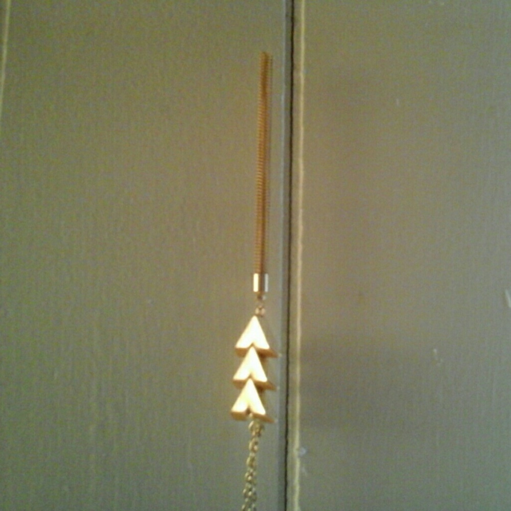 Gold mini fringe pendant ( from stitch fix) - Picture 2 of 4